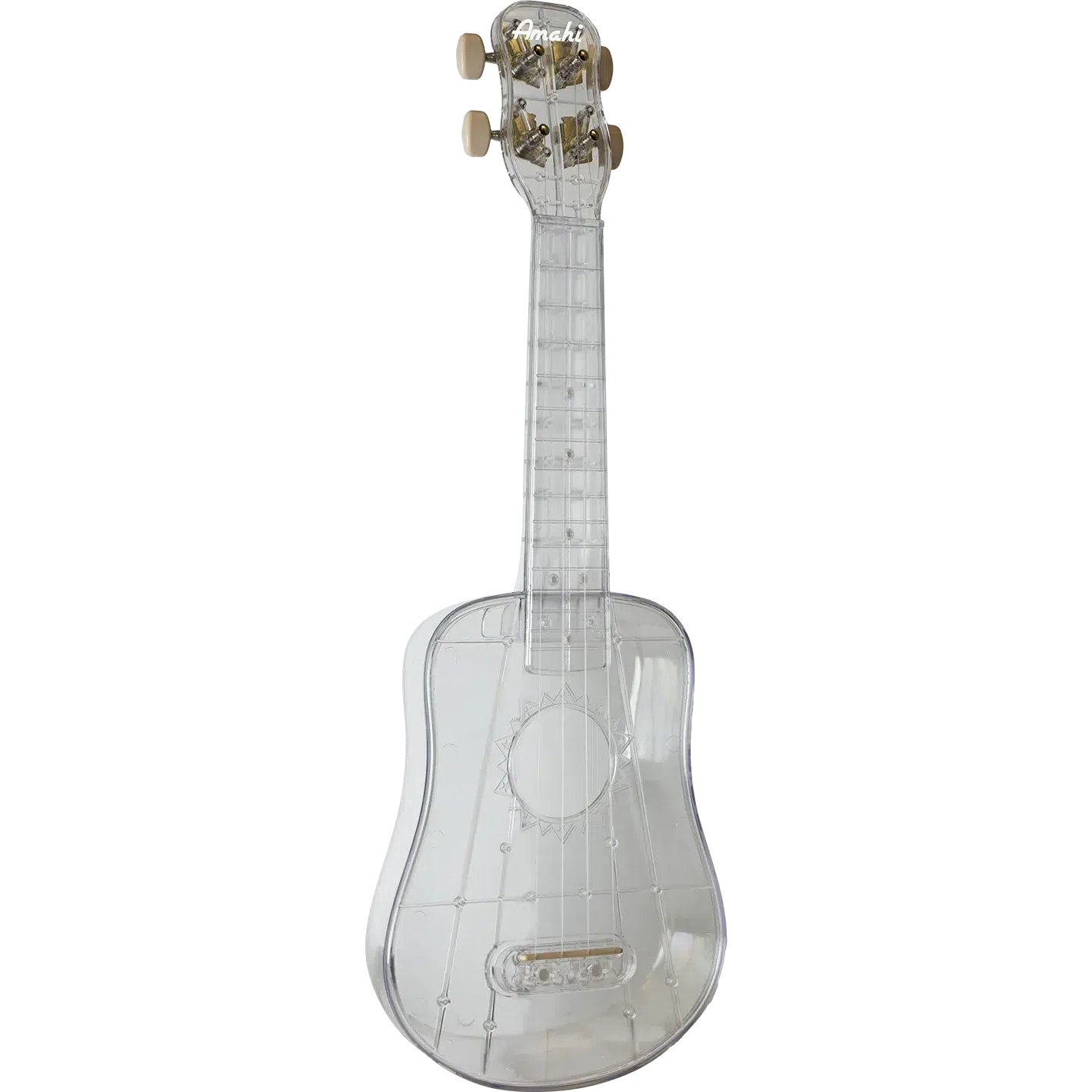 Amahi DDUK Tropical Series Soprano Ukulele With Bag-Clear-Andy's Music