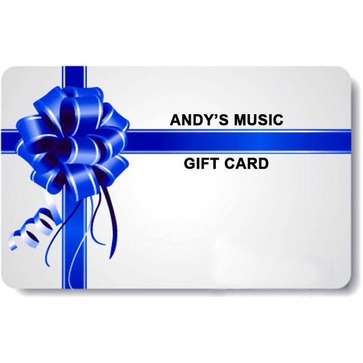 Gift Cards-Andy's Music