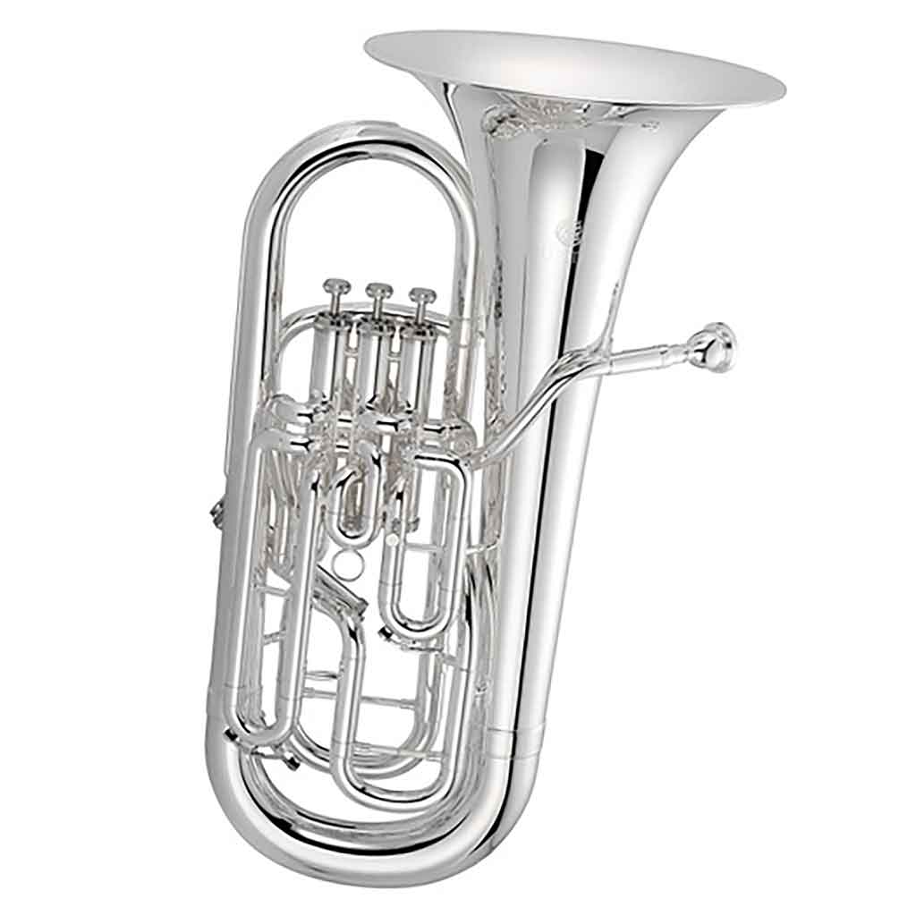 Jupiter Euphonium JEP1120S 4-Valve Silver Plated-Andy's Music