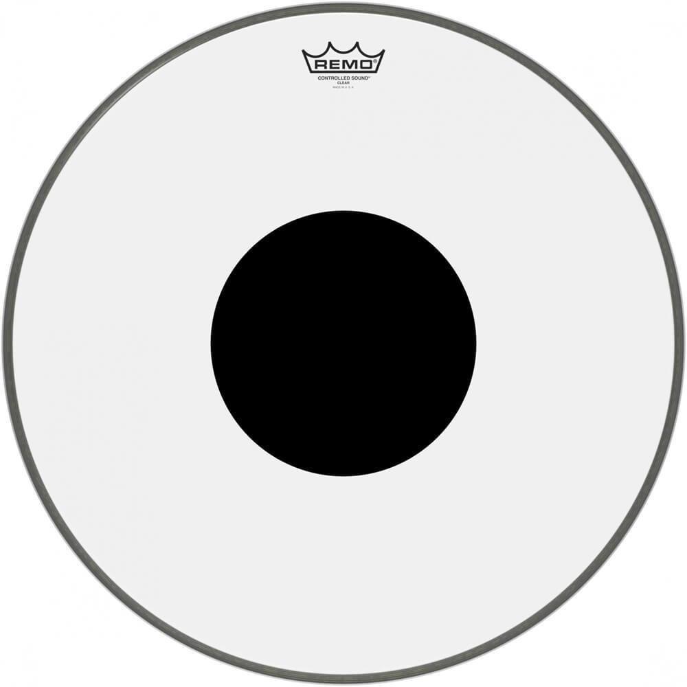 Remo Controlled Sound Black Dot Bass Drumhead-Andy's Music