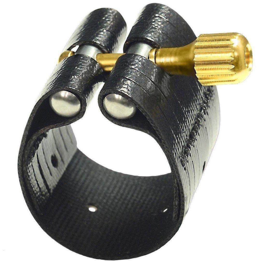 Rovner DARK Bari Sax Leather Ligature 3R-Andy's Music