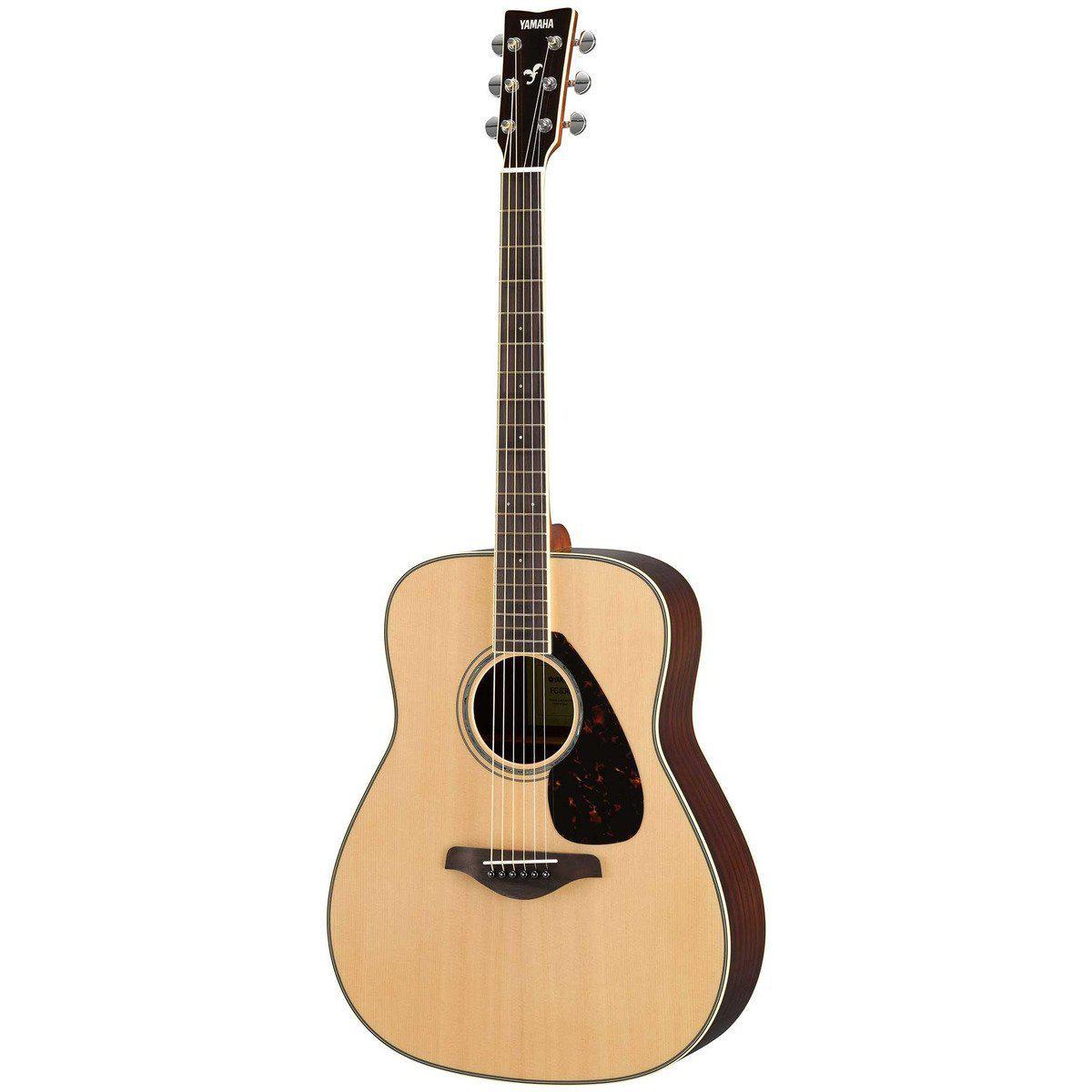 Yamaha FG830 Dreadnought Acoustic Guitar-Natural-Andy's Music