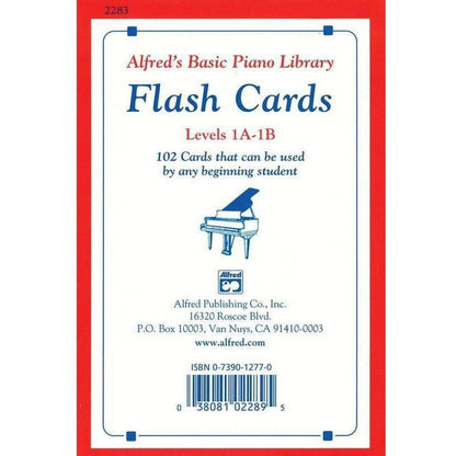 Alfred's Basic Piano Library Series-1A-Flashcard 1A & 1B-Andy's Music