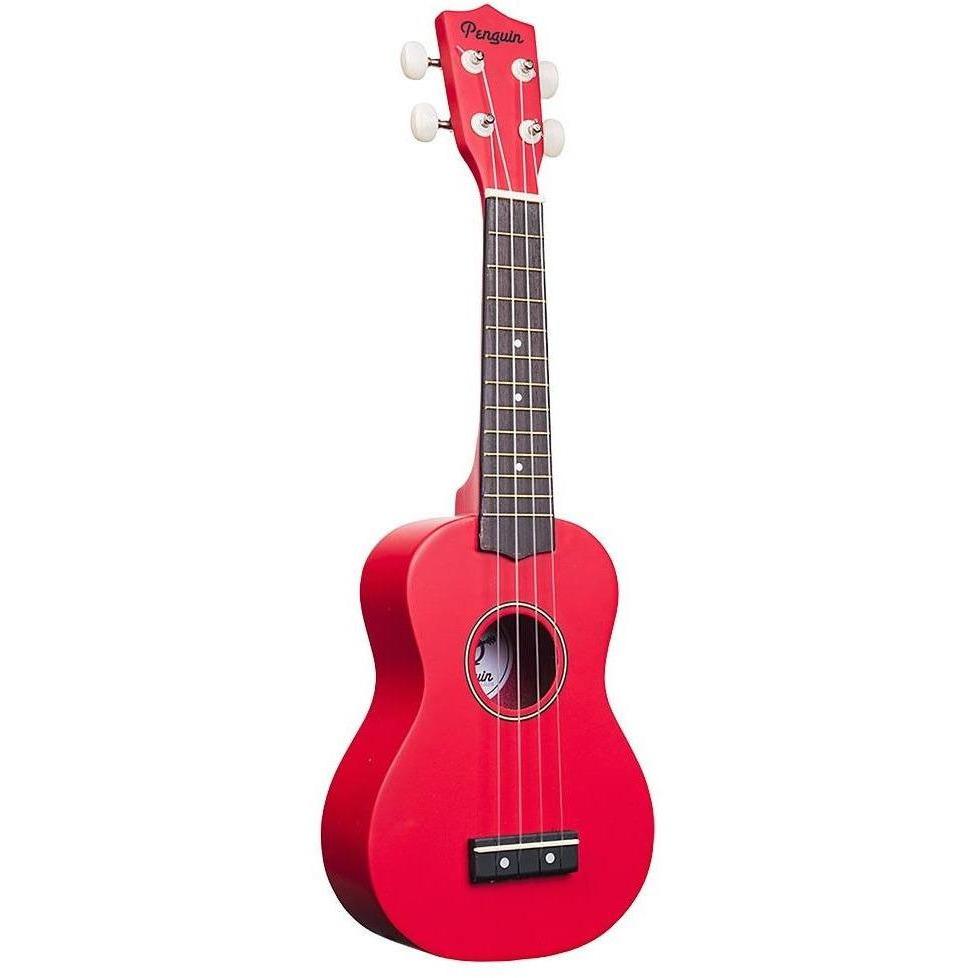 Amahi Penguin Soprano Ukuleles With Bag-Dark Red-Andy's Music