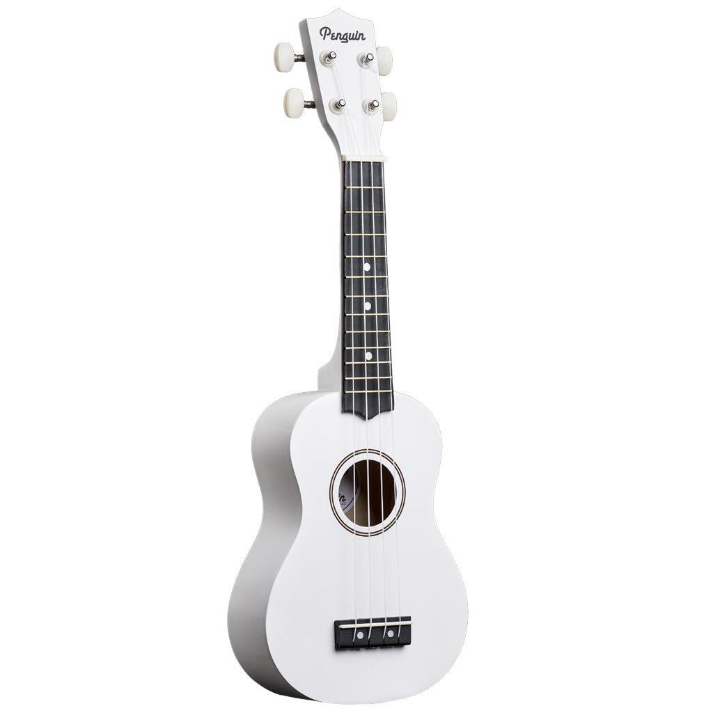 Amahi Penguin Soprano Ukuleles With Bag-White-Andy's Music