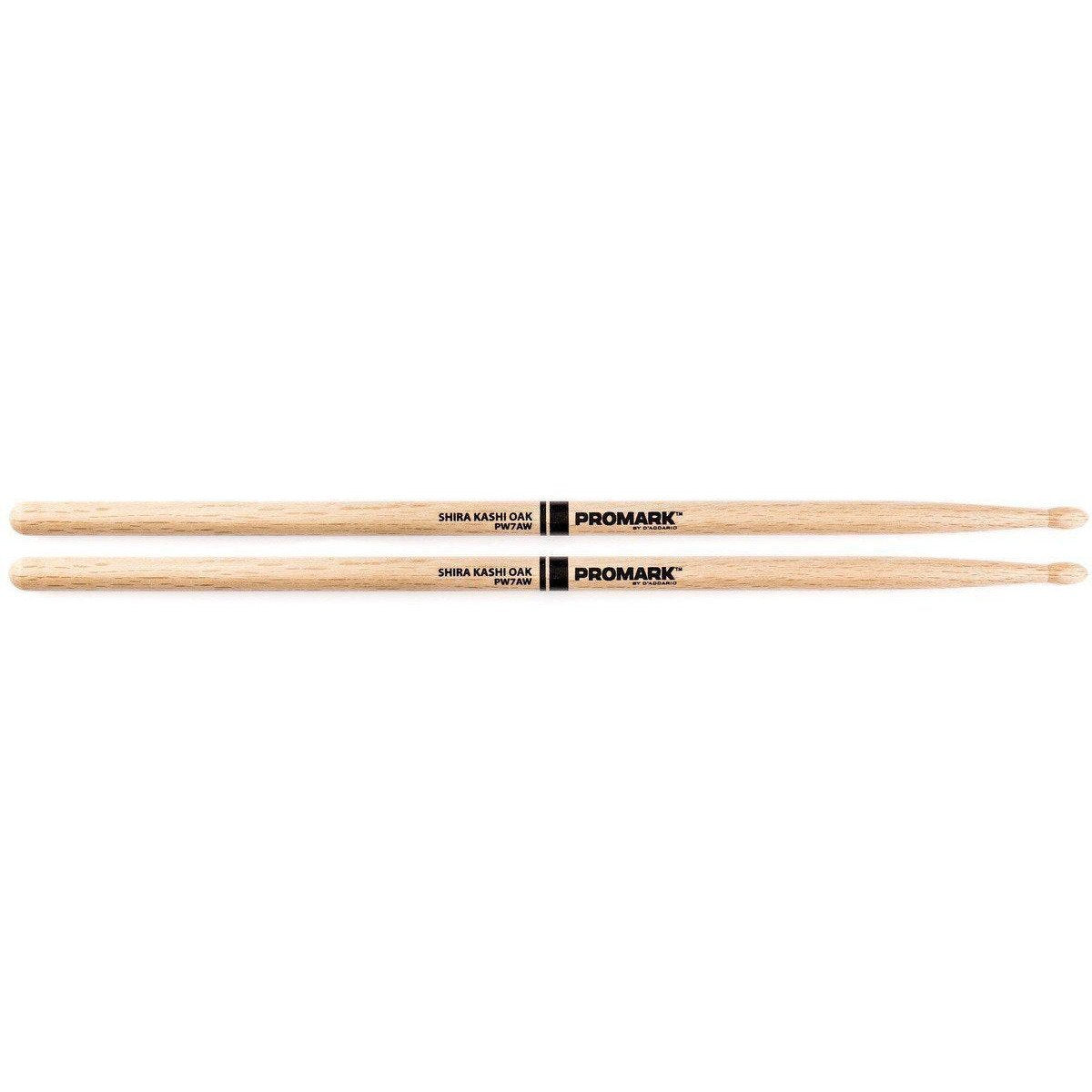 ProMark Shira Kashi Oak 7A PW7AW Wood Tip Drumsticks-Andy's Music