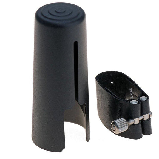 Rovner DARK Contra-Alto Clarinet Leather Ligature-Andy's Music