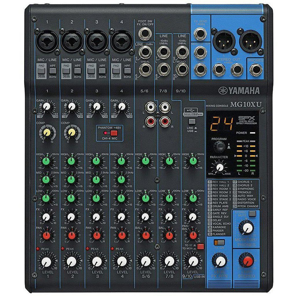 Yamaha MG10XU 10-Channel Mixer With Effects-Andy's Music