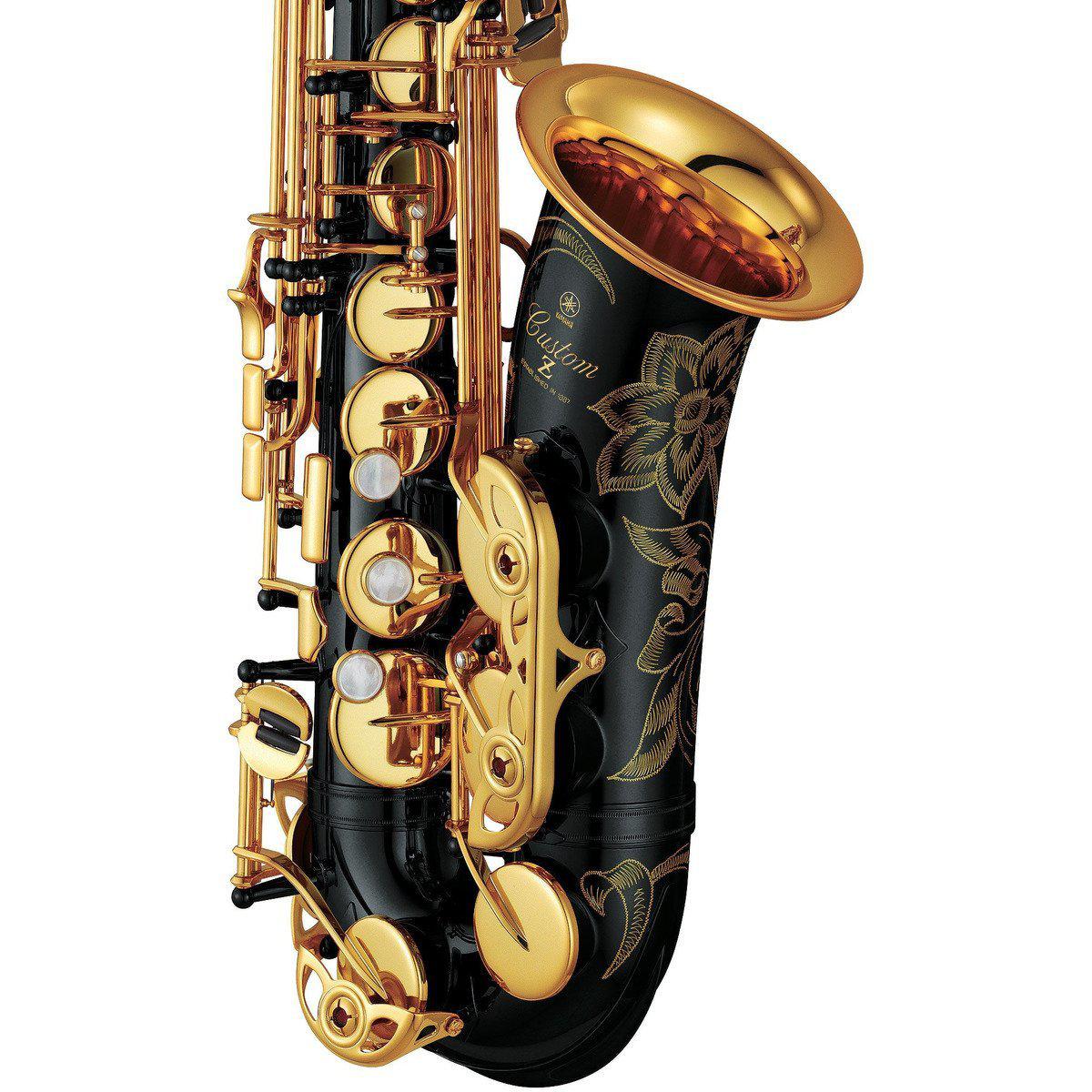 Yamaha YAS-82ZIIB Custom Z E-Flat Alto Saxophone Black Lacquer Finish-Andy's Music